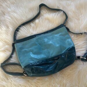 Rough and Tumble Tiffany and tourmaline Hobo Hobo Open pocket convertible purse